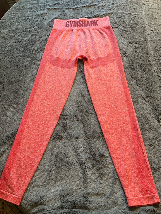 Gymshark Pants - Gymshark Women’s Leggings Seamless Pull-On Red Size L Athletic Compression